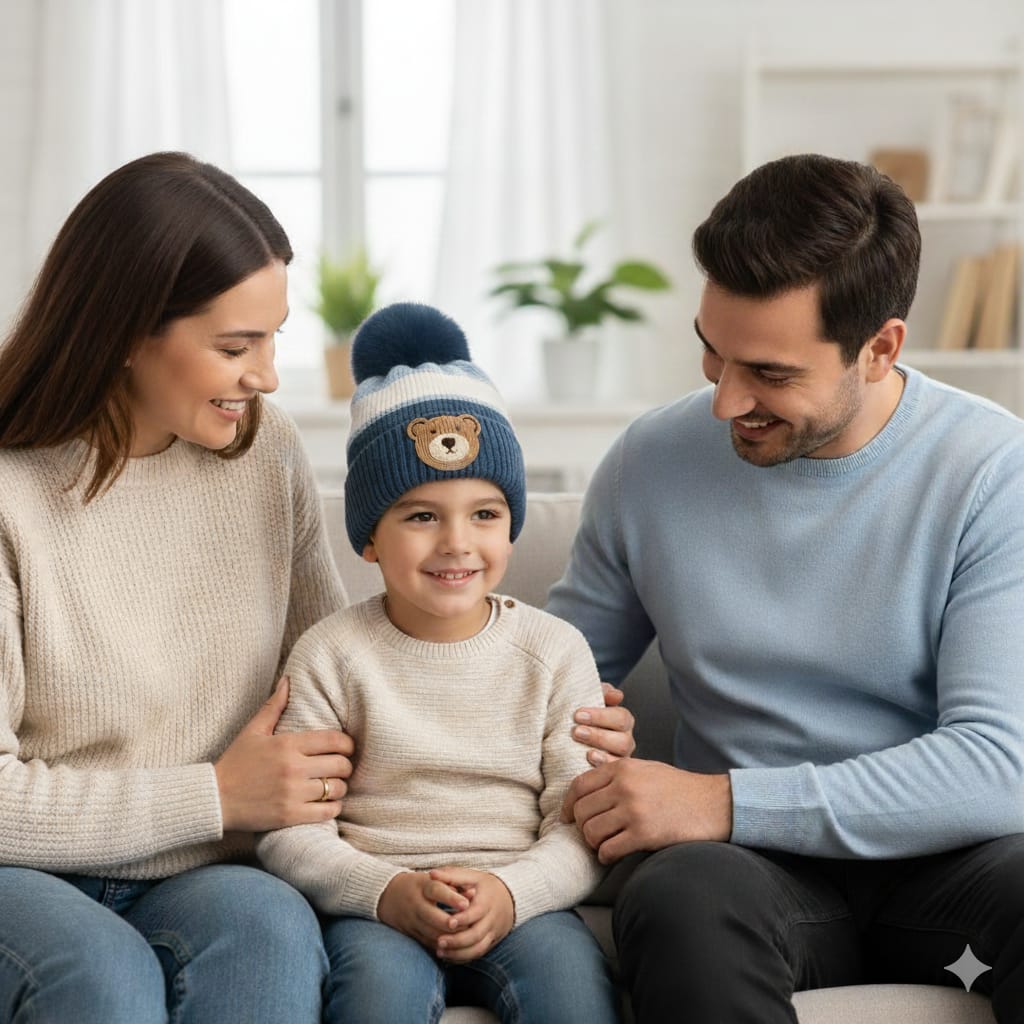 قبعات متعددة الألوان للأطفال - الصورة 3